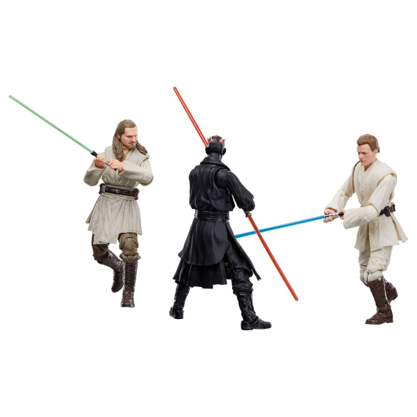 Star Wars Black Series 3er-Pack – Qui-Gon, Obi-Wan & Darth Maul | Hasbro 2025